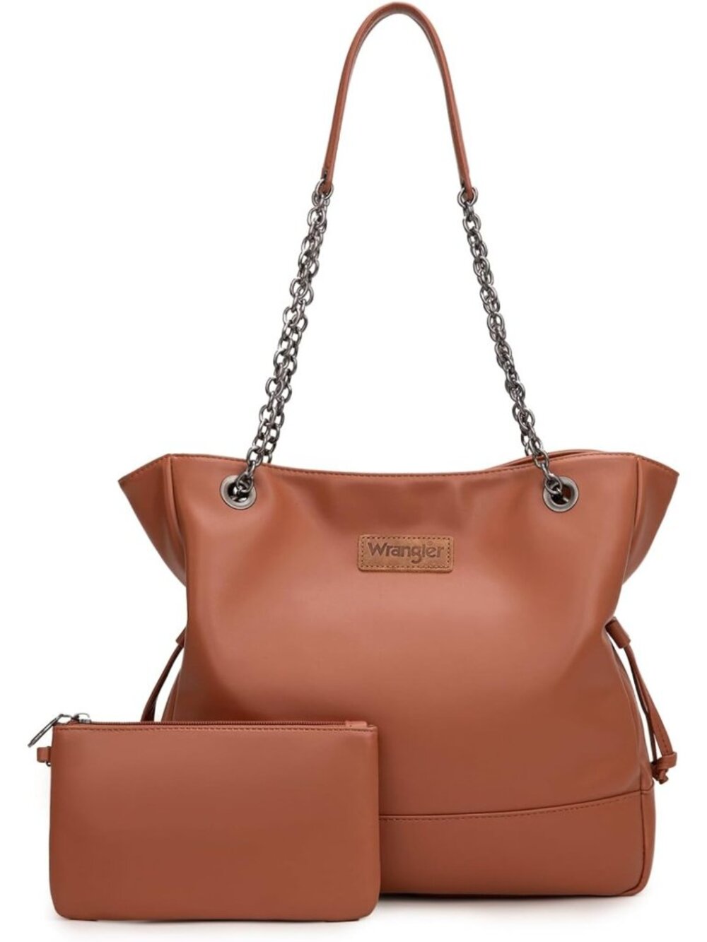 Stylish 2PCS Women's Tote & Drawstring Shoulder Bag Set with Removable Pouch